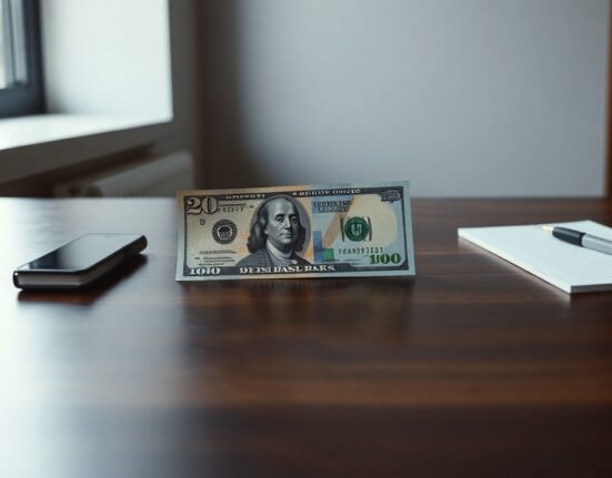 Japanese yen and US dollar banknotes on a desk representing forex market movements