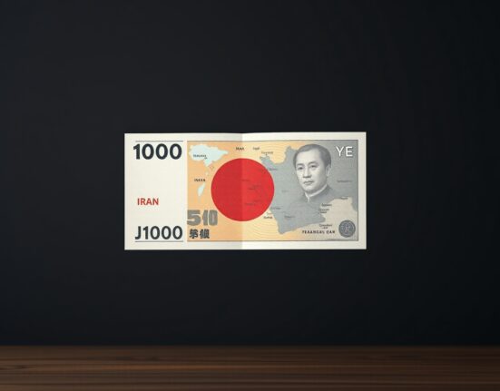 Japanese Yen banknote analysis amid US-Iran geopolitical tensions affecting currency markets.