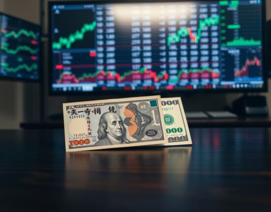 Japanese Yen currency strength against US Dollar in forex market analysis.