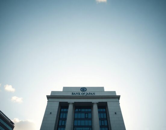 Bank of Japan headquarters building in Tokyo, symbolizing monetary policy decision.