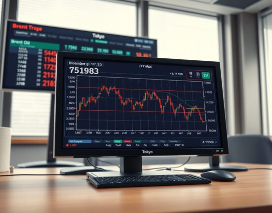 Japanese Yen declining against US Dollar as oil prices surge on Tokyo trading desk