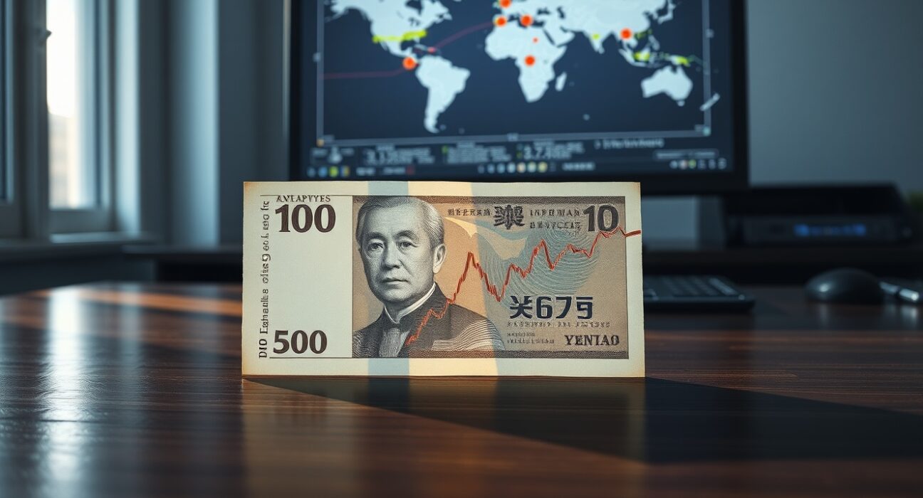 Analysis of Japanese Yen currency dynamics conflicting with oil market and GDP data charts.