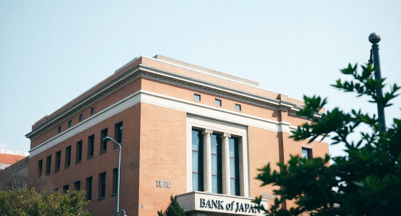 Bank of Japan headquarters in Tokyo, symbolizing monetary policy decisions affecting the yen.
