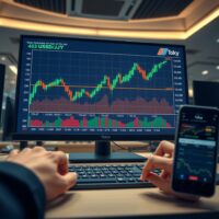 Analysis of the Japanese Yen's recovery against the US Dollar on a Tokyo trading desk chart.