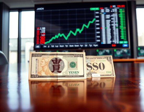 Japanese Yen and US Dollar banknotes representing the forex market ahead of key US inflation data.