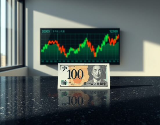 Japanese Yen banknote as a safe-haven asset in financial market analysis.