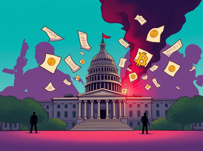 Jeffrey Epstein files release showing cryptocurrency connections in congressional decision