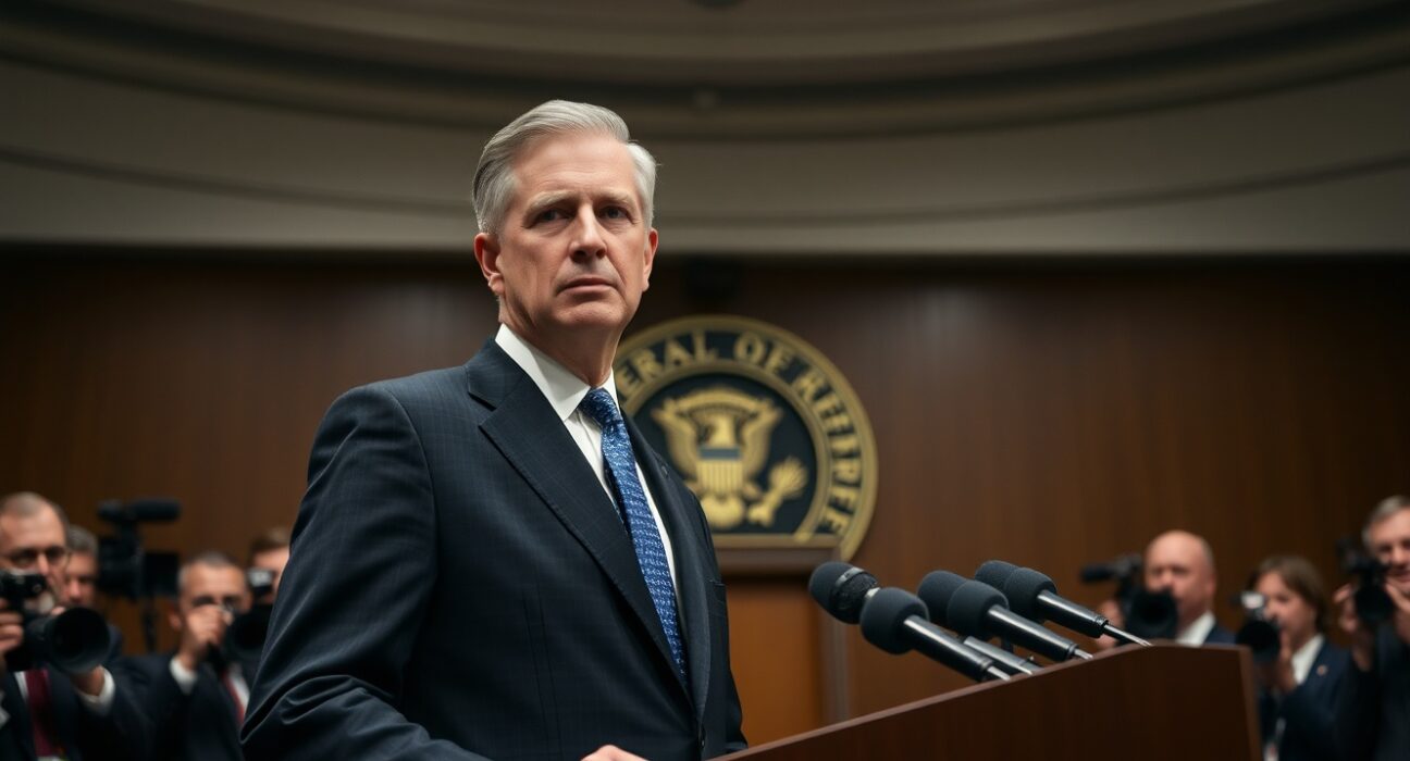 Federal Reserve Chair Jerome Powell discusses the economic outlook after holding interest rates steady at a press conference.