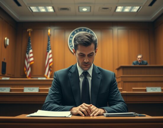 Courtroom scene showing John Gotti's grandson sentenced for COVID-19 fund cryptocurrency fraud