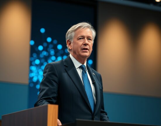 JPMorgan CEO Jamie Dimon discussing blockchain technology advantages over traditional finance systems