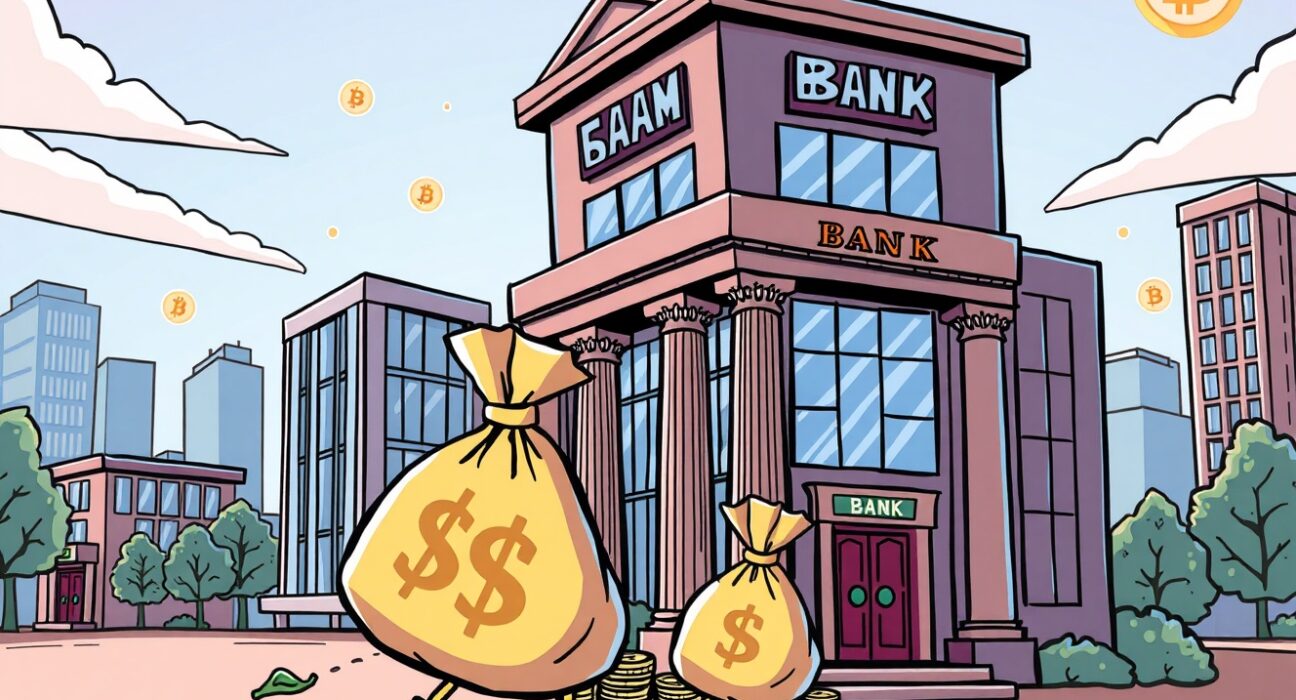 JPMorgan sells MicroStrategy stock in vibrant cartoon showing institutional investment shift