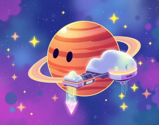 Jupiter acquires RainFi in a vibrant cartoon showing blockchain integration and DeFi expansion on Solana.