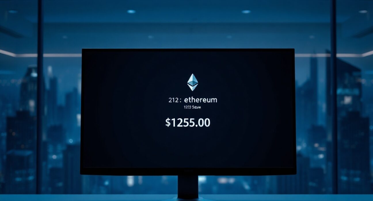 Cryptocurrency exchange screen showing a large Ethereum withdrawal transaction
