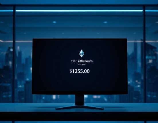 Cryptocurrency exchange screen showing a large Ethereum withdrawal transaction
