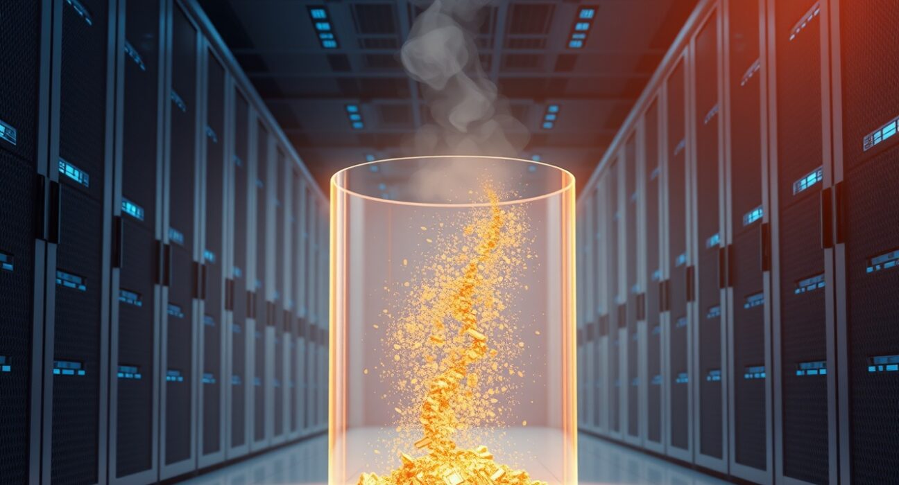 Conceptual visualization of the JustLend DAO JST token burn mechanism enhancing token value.