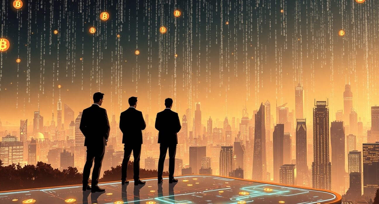 Kaito token insider trading allegations visualized in a futuristic Web3 landscape with falling cryptocurrency symbols