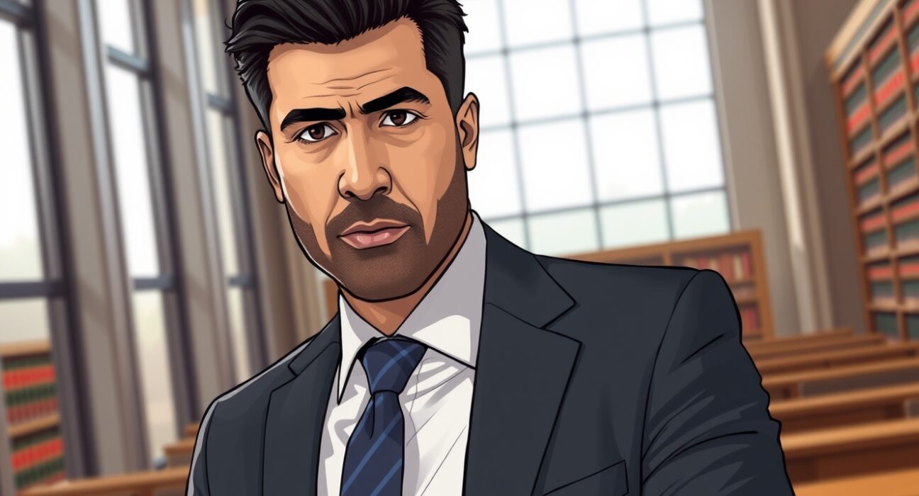 Kalshi founder Tarek Mansour defends the company against Arizona's criminal complaint in a legal setting.