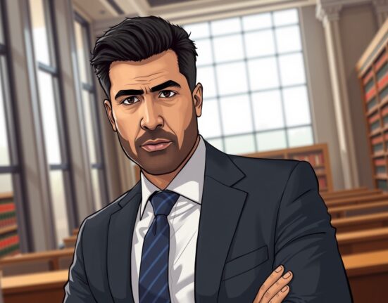 Kalshi founder Tarek Mansour defends the company against Arizona's criminal complaint in a legal setting.