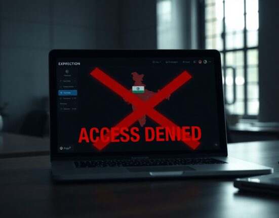 Kalshi prediction market platform showing access restriction for India