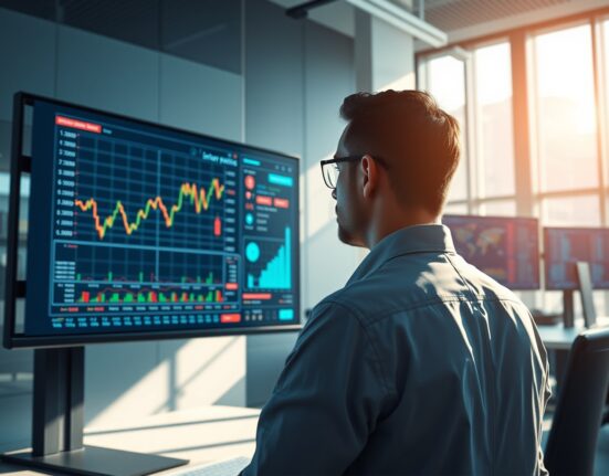 Financial analyst reviews Kalshi market data predicting Federal Reserve interest rate moves.