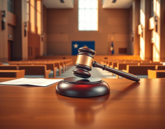 Nevada courtroom scene representing Kalshi prediction market legal proceedings and regulatory halt