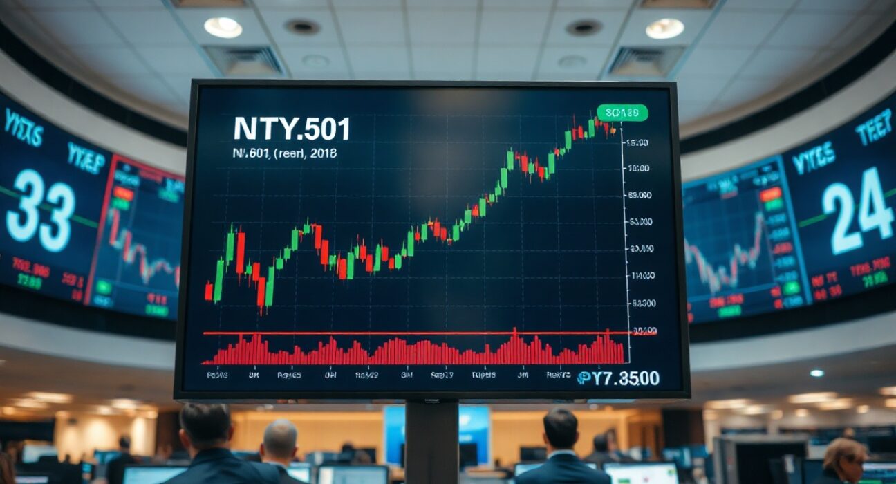 Trading screen showing market data and charts, representing prediction market odds for Federal Reserve rate hike
