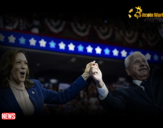 Kamala Harris VP Pick Tim Walz Upsets $123 Million Crypto Betting Pool