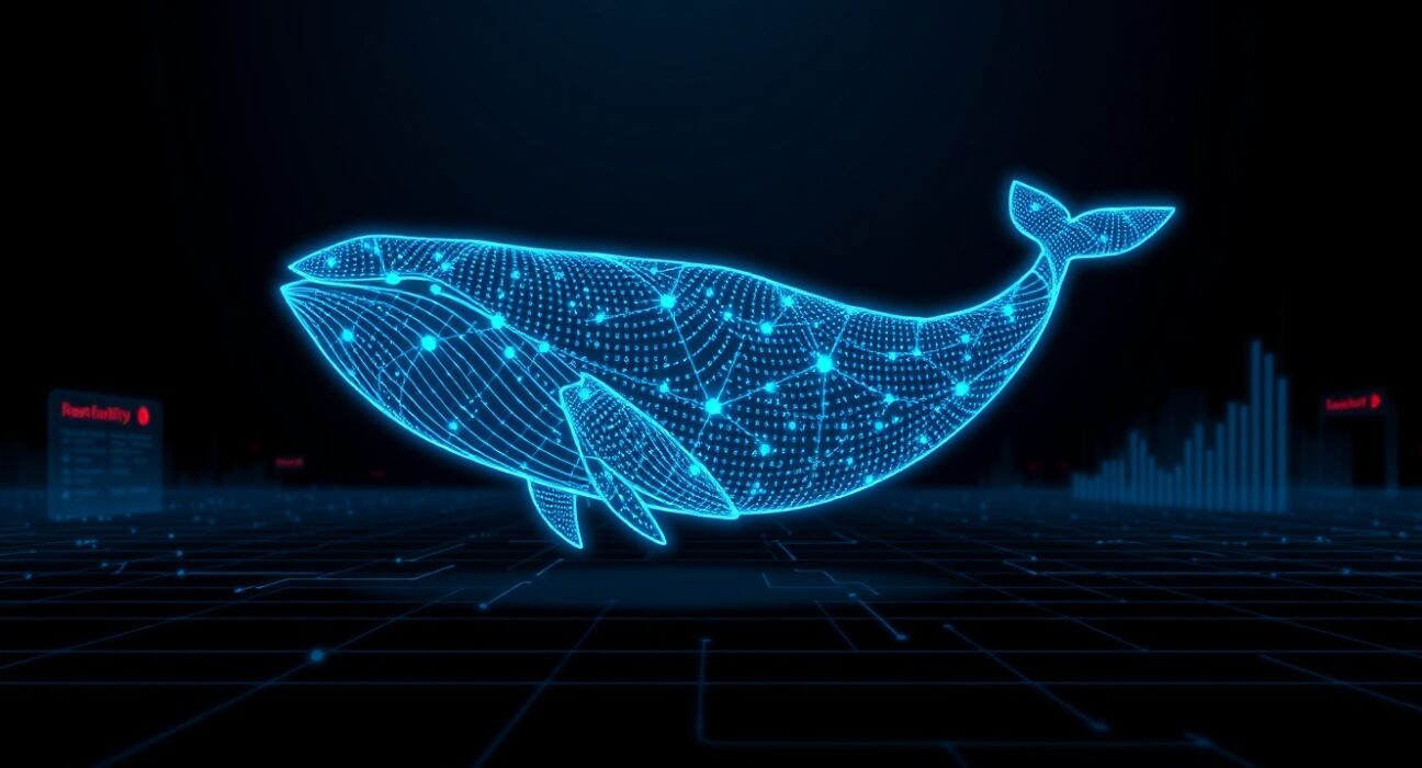 Blockchain whale withdrawing from DeFi platform after KelpDAO security exploit.