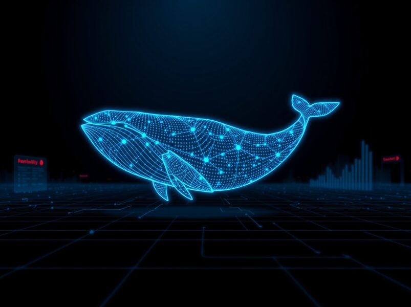 Blockchain whale withdrawing from DeFi platform after KelpDAO security exploit.