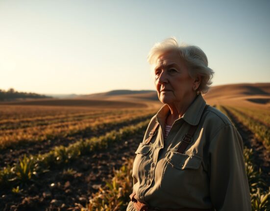 Kentucky farmer Ida Huddleston contemplates her land amid data center development pressures.