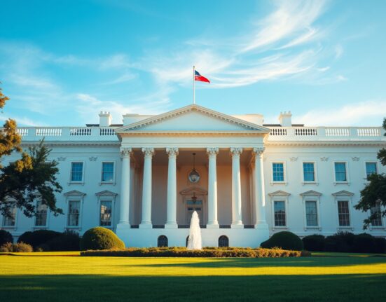 White House building in Washington D.C. where Kevin Warsh Fed Chair nomination is being processed for Senate confirmation.