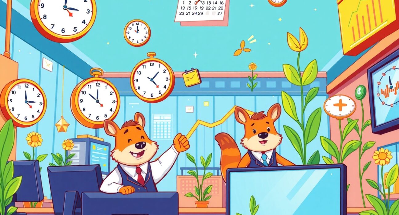 A vibrant cartoon guide to the week's key financial events for traders and investors.