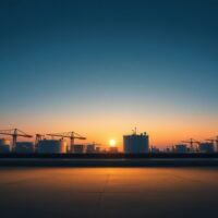 Kharg Island oil terminal facilities following reported US military strikes in escalating conflict.