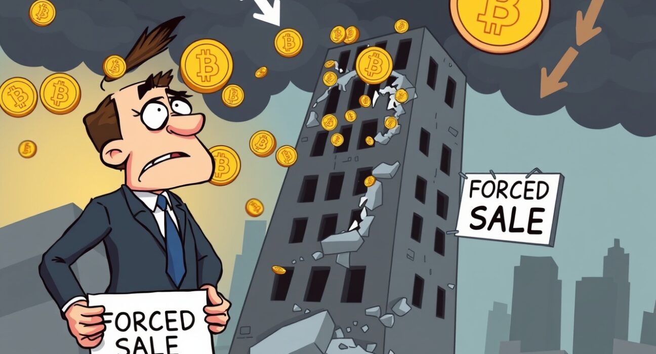 Business executive forced into Bitcoin liquidation during crypto market crash