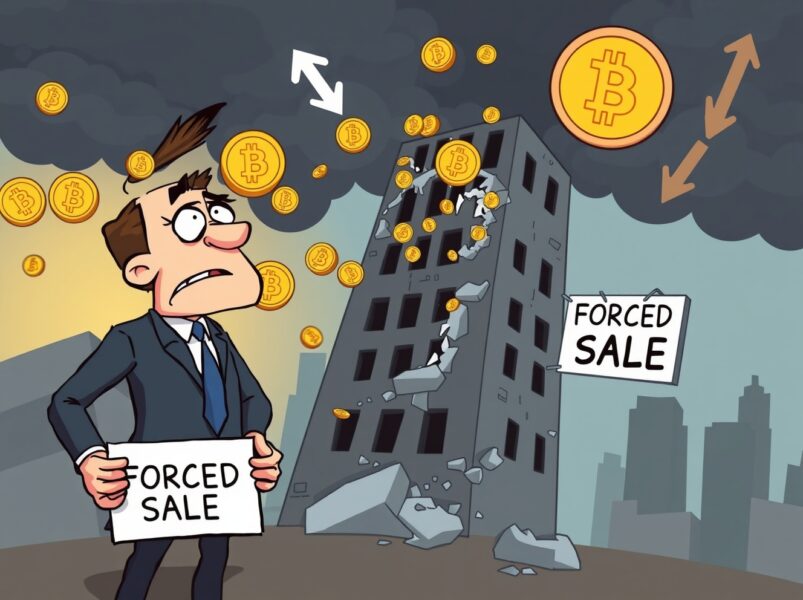 Business executive forced into Bitcoin liquidation during crypto market crash