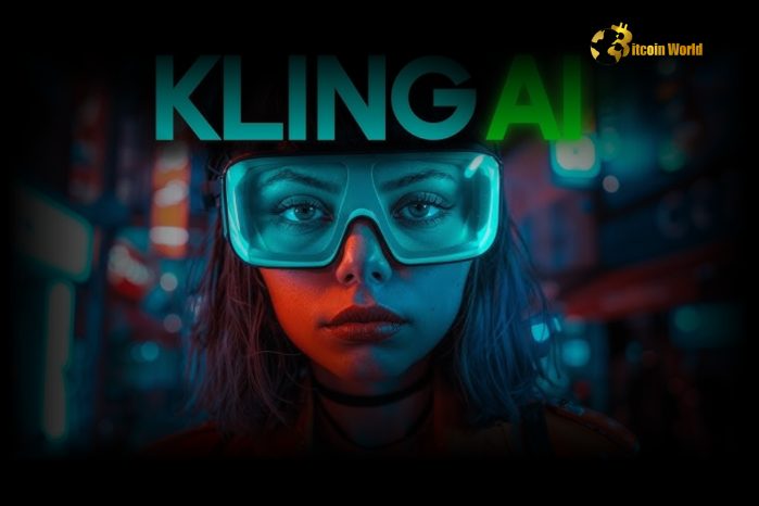 Kling AI video generator interface