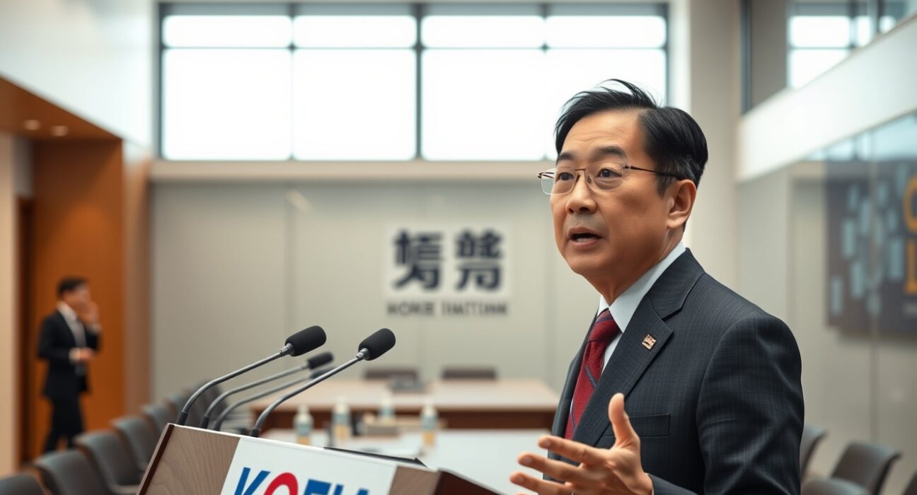 KOFIA Chairman Hwang Seong-hyeop advocating for spot crypto ETF introduction in South Korea financial markets