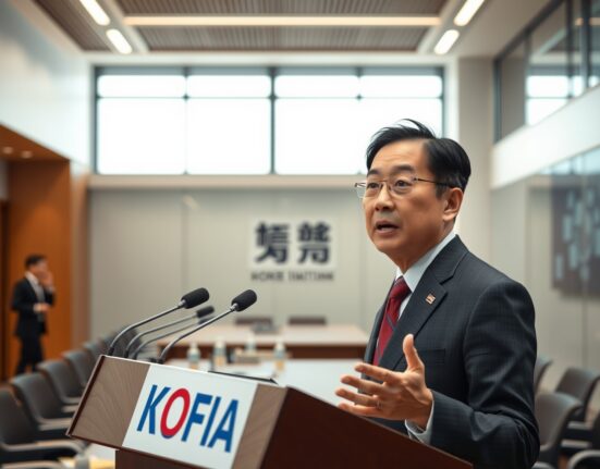 KOFIA Chairman Hwang Seong-hyeop advocating for spot crypto ETF introduction in South Korea financial markets