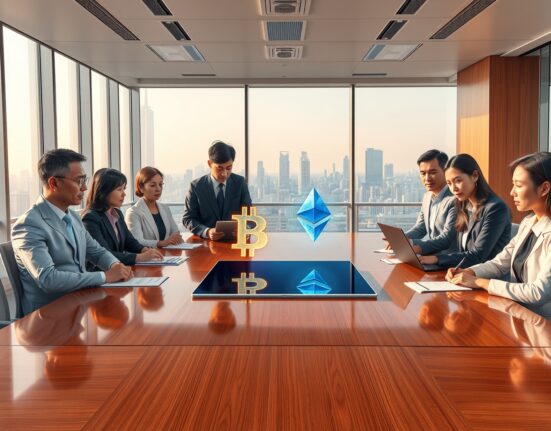 Korea Insurance Institute committee meeting to discuss Bitcoin and digital asset acquisition strategy in Seoul