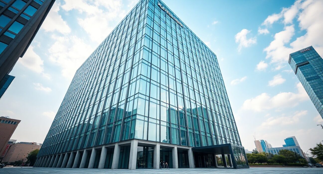 Korea Investment Corporation headquarters in Seoul, South Korea, symbolizing institutional investment in Circle.