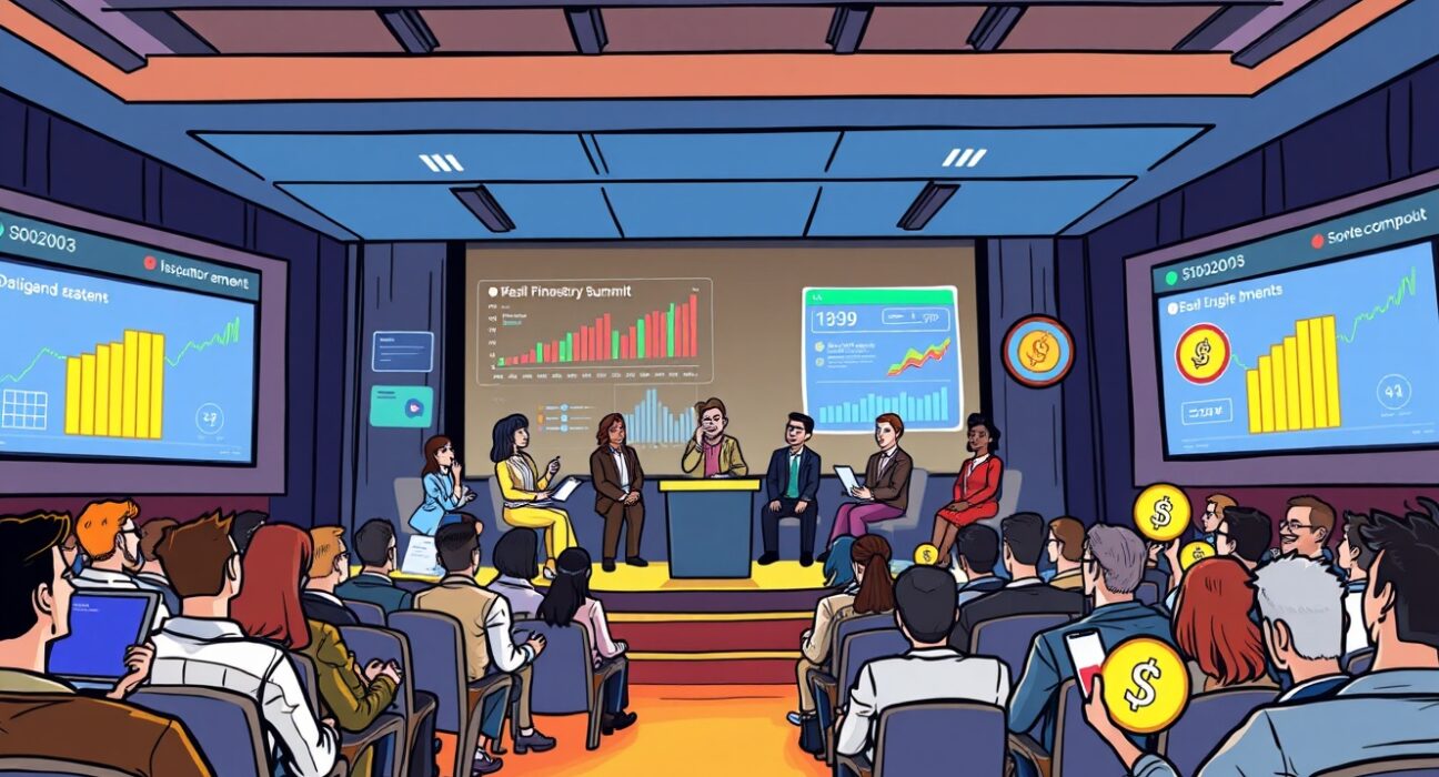 Attendees engaging at the Korea RWA and Stablecoin Summit, exploring the future of real-world assets and stablecoins.