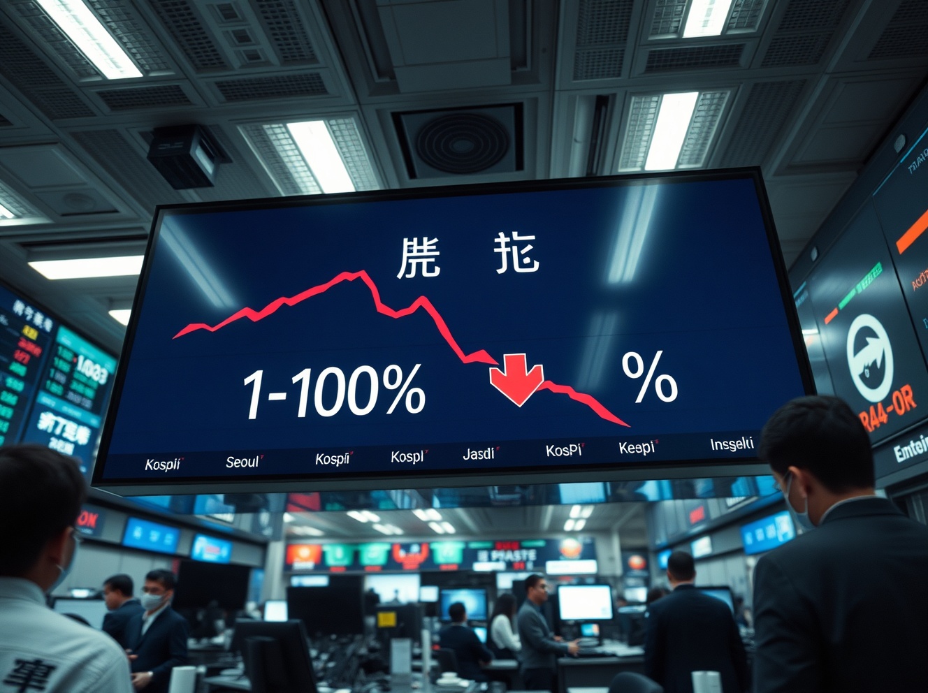 Kospi Plunges 10% as Chip Rout Deepens on China DUV Threat and New ETF Rules