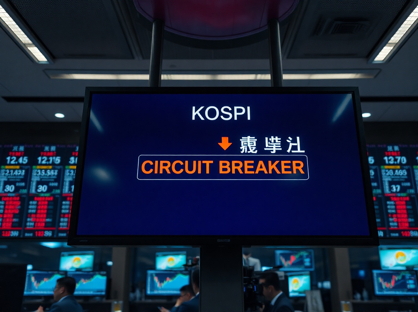 KOSPI Circuit Breaker Triggered After Sharp Index Drop: Trading Halted for 20 Minutes
