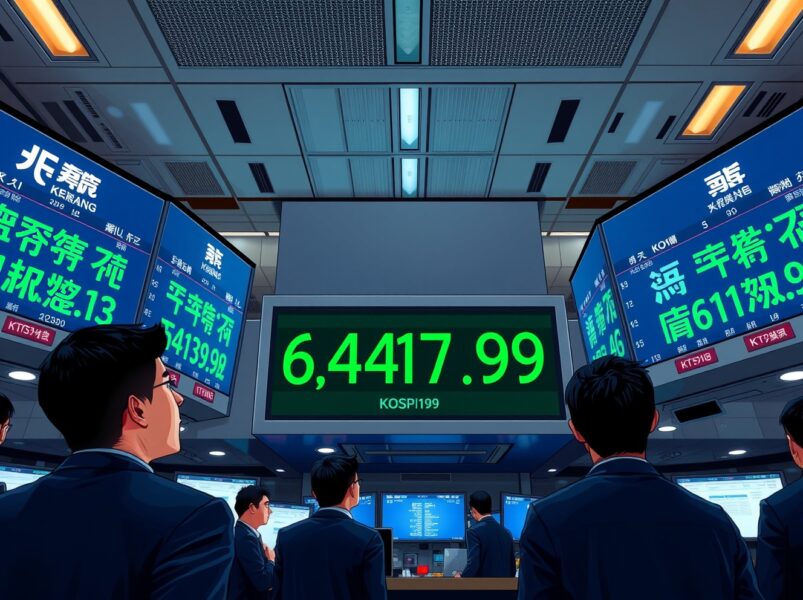 KOSPI Shatters Records with Historic 6,417.93 Close as South Korean Market Momentum Builds