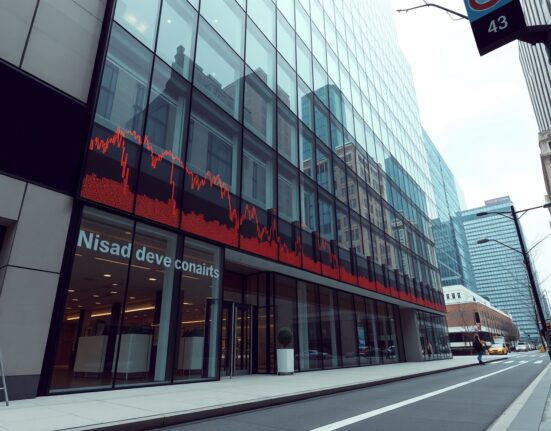 Kraken IPO delay represented by corporate building reflecting a down market.