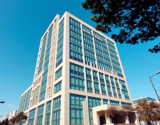 Bank of Korea headquarters in Seoul during currency defense against oil price shocks