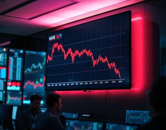 LAB token price chart showing a dramatic decline from peak to near zero after unlock