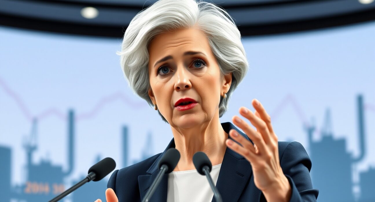 ECB President Christine Lagarde delivers a speech on high energy costs making firms and households reluctant to invest in the eurozone.