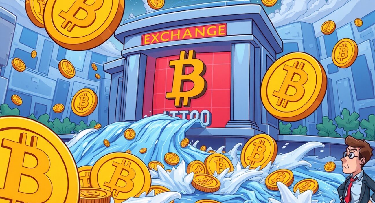 Large BTC inflows creating market pressure as Bitcoin flows into exchanges