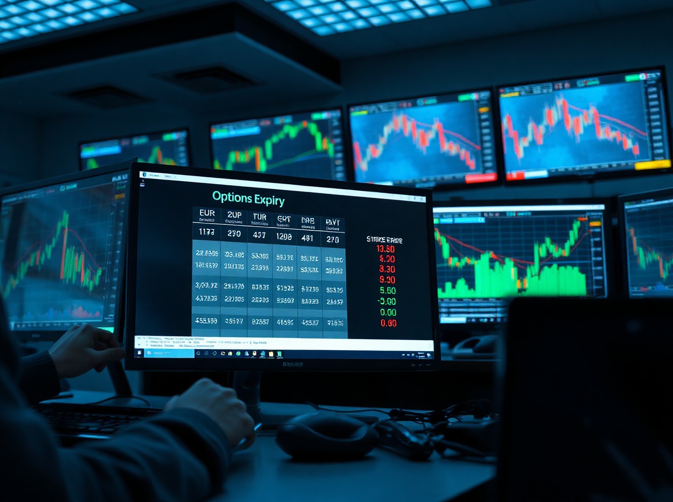 Large FX Options Set to Expire Wednesday Across Major Currency Pairs